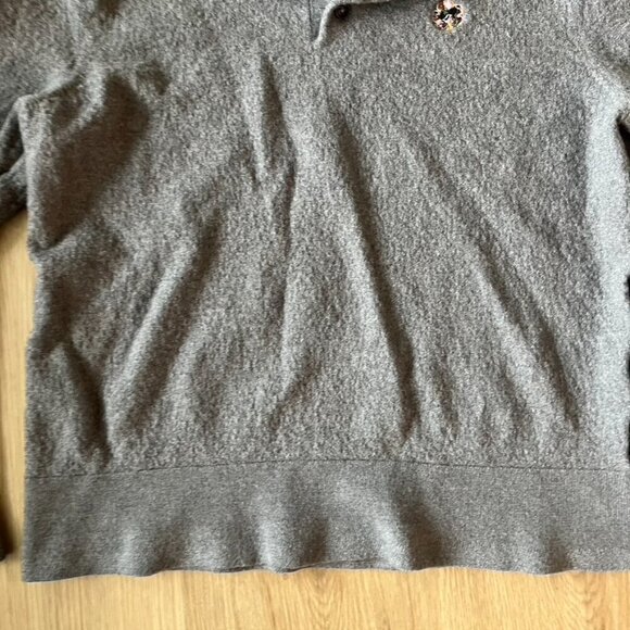 Ted Baker Small Merino Wool Lightweight Polo Sweater Crest Detail logo - Picture 8 of 8